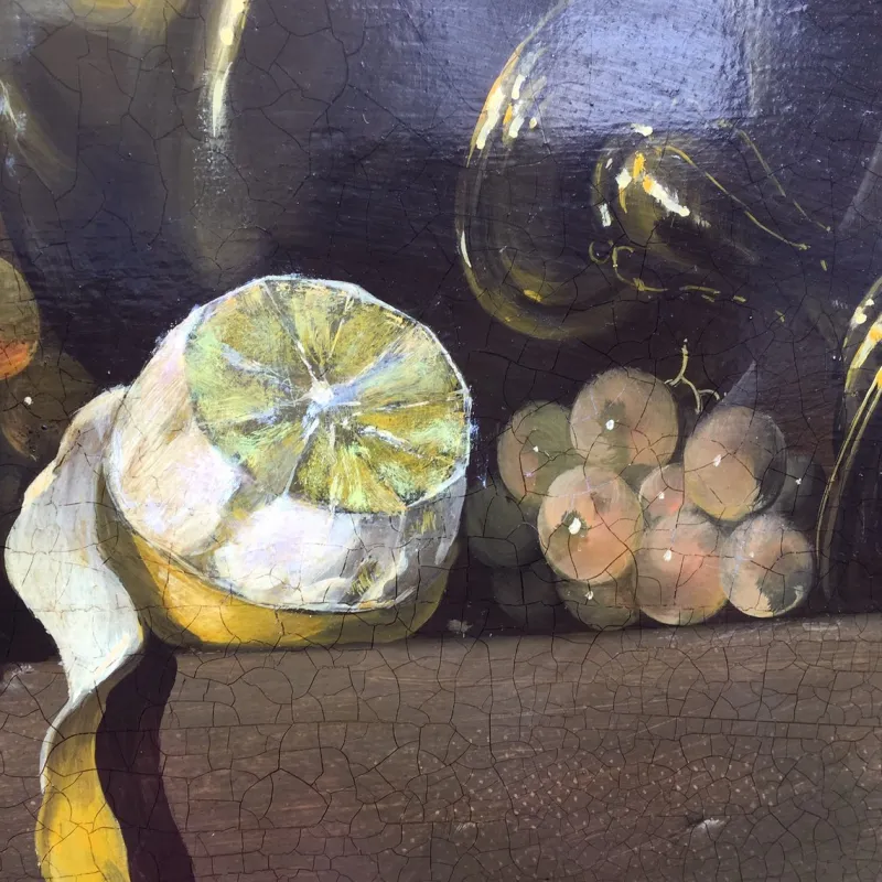 Online Pamono Salvatore Marinelli, Italian Still Life, 2008, Oil on Canvas, Framed