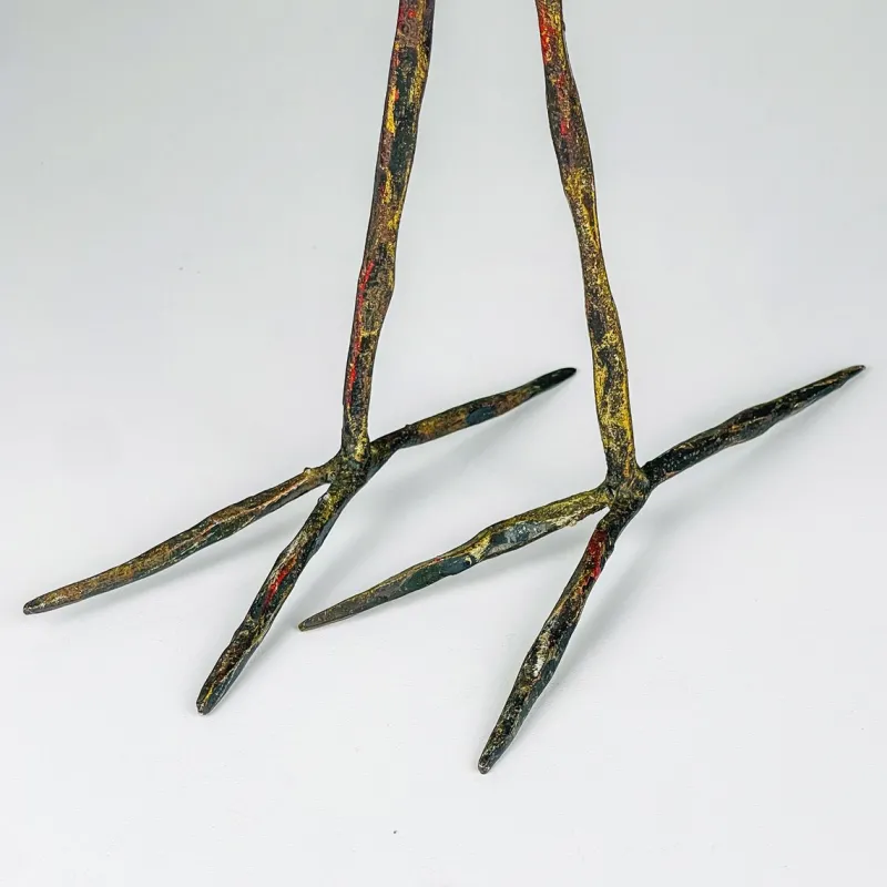 Outlet Pamono Salvino Marsura, Brutalist Sculpture Bird, 1950s, Iron