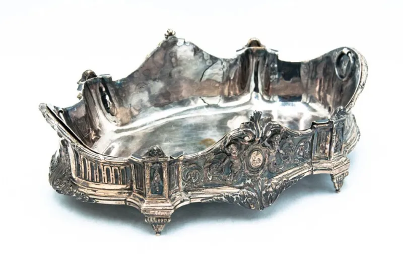 Pamono Sample 925 Planter by Georges Falkenberg, Paris, 1894> Planters And Jardiniere