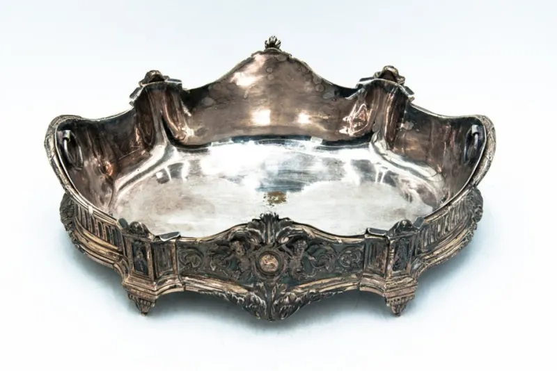 Pamono Sample 925 Planter by Georges Falkenberg, Paris, 1894> Planters And Jardiniere