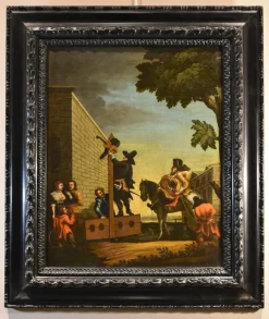 Pamono Samuel Butler Hogarth, Hudibras Triomphante, 1700s, Oil on Canvas> Old Masters