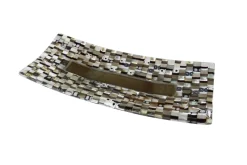 Pamono San Rocco R30 Murano Glass Plate by Stefano Birello for VéVé Glass> Decorative Plates