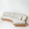 Best Pamono San Romano Round Oak Sofa by Barracuda Interiors