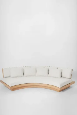 Best Pamono San Romano Round Oak Sofa by Barracuda Interiors