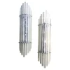 Clearance Pamono Sanded Murano Glass Bars Wall Sconces by Simoeng, Set of 2