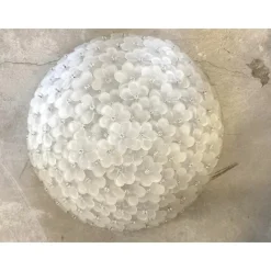 Hot Pamono Sanded-Flowers Murano Glass Flush Mount by Simoeng