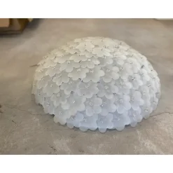 Hot Pamono Sanded-Flowers Murano Glass Flush Mount by Simoeng