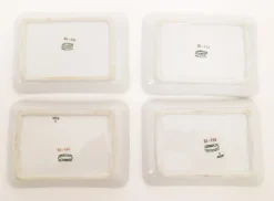 Pamono Santa Catarina Dessert Plates by Schmidt Porcelain, 1970s, Set of 4><noscript><img width=