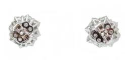 Pamono Sapphires, Diamonds and Platinum Earrings, Set of 2><noscript><img width=
