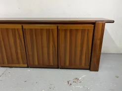 Pamono Sapporo Cabinet in Walnut by Mario Marenco for Mobilgirgi, 1970s> Sideboards & Buffets