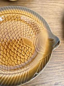 Clearance Pamono Sarreguemines Fish Plates and Dishes, 1970s, Set of 7
