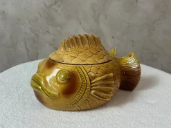 Pamono Sarreguemines Fish Service, 1950, Set of 14