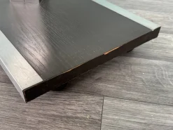 Discount Pamono SAS TV Stand in Steel with Smoked Glass Top from Domustil, 1970s
