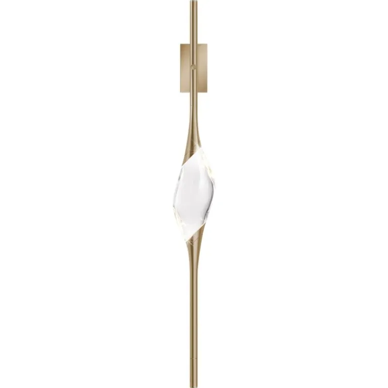 Pamono Satin Brass 12 Wall Sconce by Il Pezzo Mancante> Wall Lights & Sconces