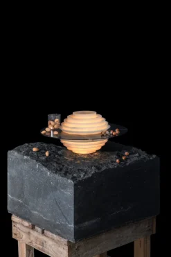 Hot Pamono Saturno Lamp by Silvana Barbato for Marmi Regina