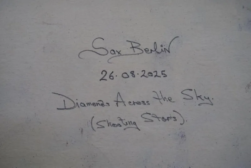 Pamono Sax Berlin, Diamonds Across the Sky, 2025, Mixed Media> Photography