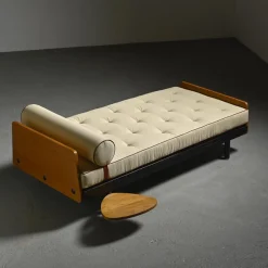 Pamono Scal Bed by Jean Prouvé for Steph Simon, 1960s> Daybeds & Chaises Lounges