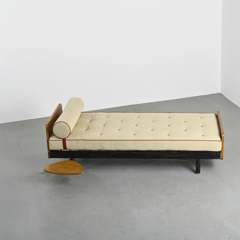 Pamono Scal Bed by Jean Prouvé for Steph Simon, 1960s> Daybeds & Chaises Lounges