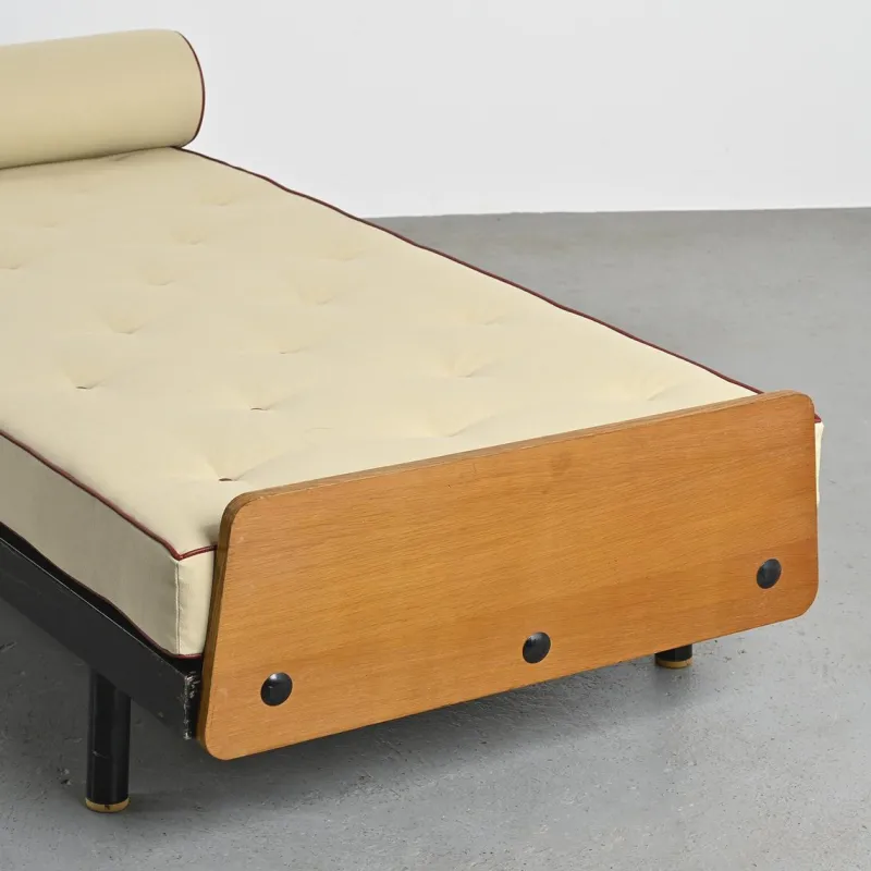 Pamono Scal Bed by Jean Prouvé for Steph Simon, 1960s> Daybeds & Chaises Lounges