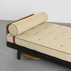 Pamono Scal Bed by Jean Prouvé for Steph Simon, 1960s><noscript><img width=
