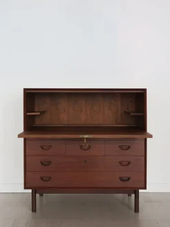 Discount Pamono Scandinavian Bar Cabinet in Teak attributed to Peter Hvidt & Orla Molgaard Nielsen for Søborg Møbelfabrik, 1960s