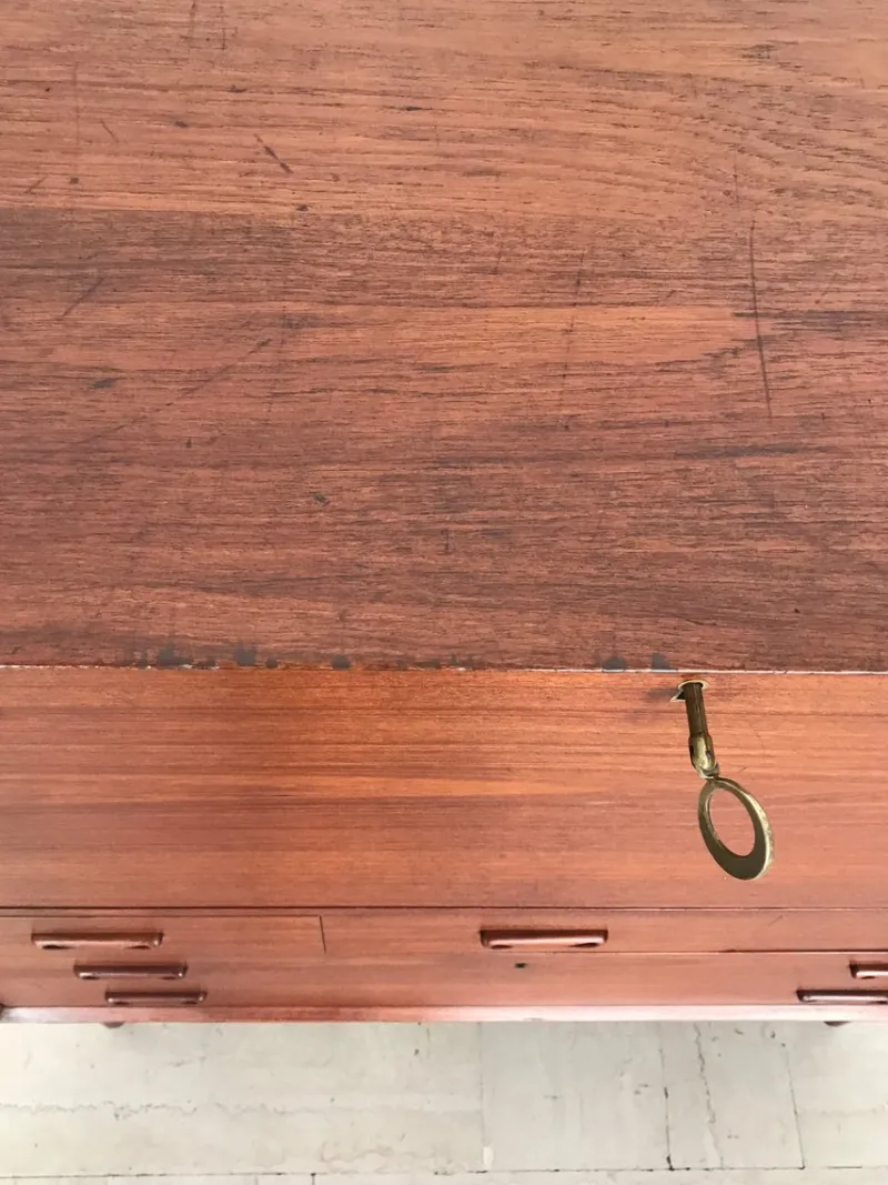 Discount Pamono Scandinavian Bar Cabinet in Teak attributed to Peter Hvidt & Orla Molgaard Nielsen for Søborg Møbelfabrik, 1960s