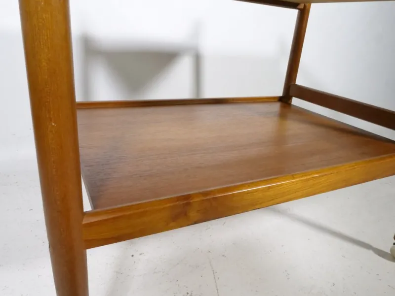Pamono Scandinavian Bar Wagon in Teak, 1960s> Serving Bar Carts & Trolleys