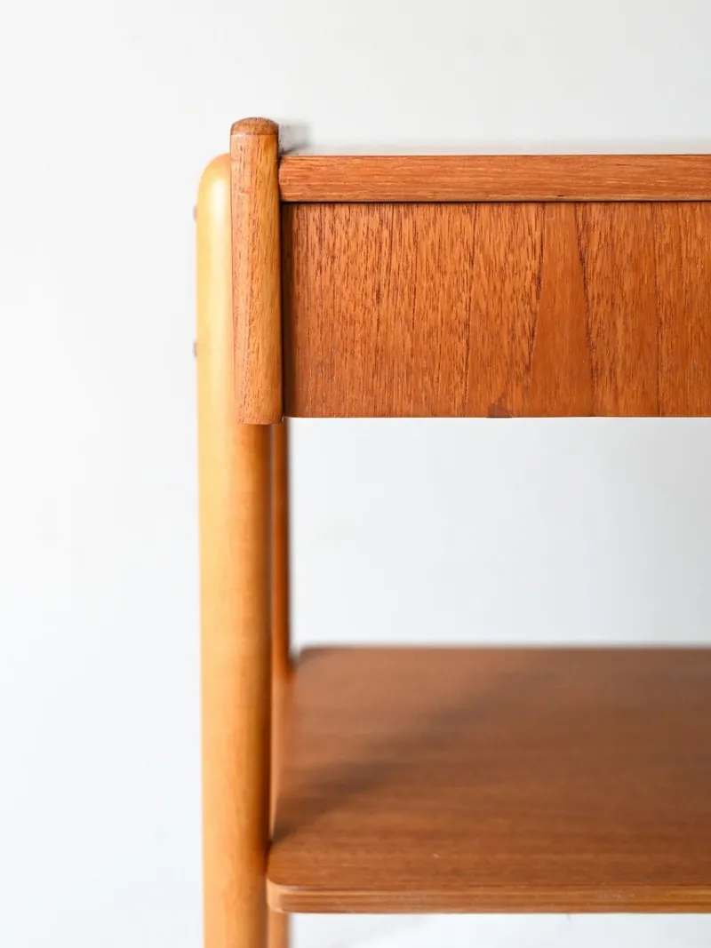Hot Pamono Scandinavian Bedside Table by Ab Carlström & Co, 1960s
