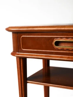Pamono Scandinavian Bedside Tables in Mahogany, 1940s, Set of 2><noscript><img width=