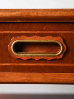 Pamono Scandinavian Bedside Tables in Mahogany, 1940s, Set of 2><noscript><img width=