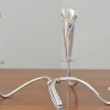 Pamono Scandinavian Calla Lily Candleholder by Hans Jensen, 1960s> Candleholders