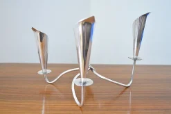 Pamono Scandinavian Calla Lily Candleholder by Hans Jensen, 1960s> Candleholders