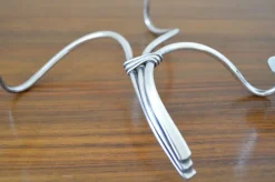 Pamono Scandinavian Calla Lily Candleholder by Hans Jensen, 1960s><noscript><img width=