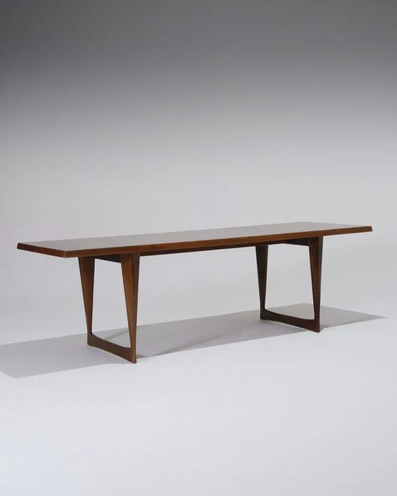 Pamono Scandinavian Dark Wood Coffee Table from Peter Løvig Nielsen, 1960s> Coffee & Side Tables