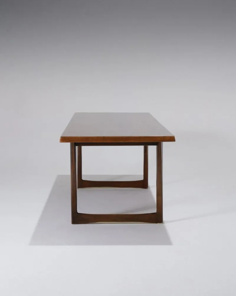 Pamono Scandinavian Dark Wood Coffee Table from Peter Løvig Nielsen, 1960s> Coffee & Side Tables