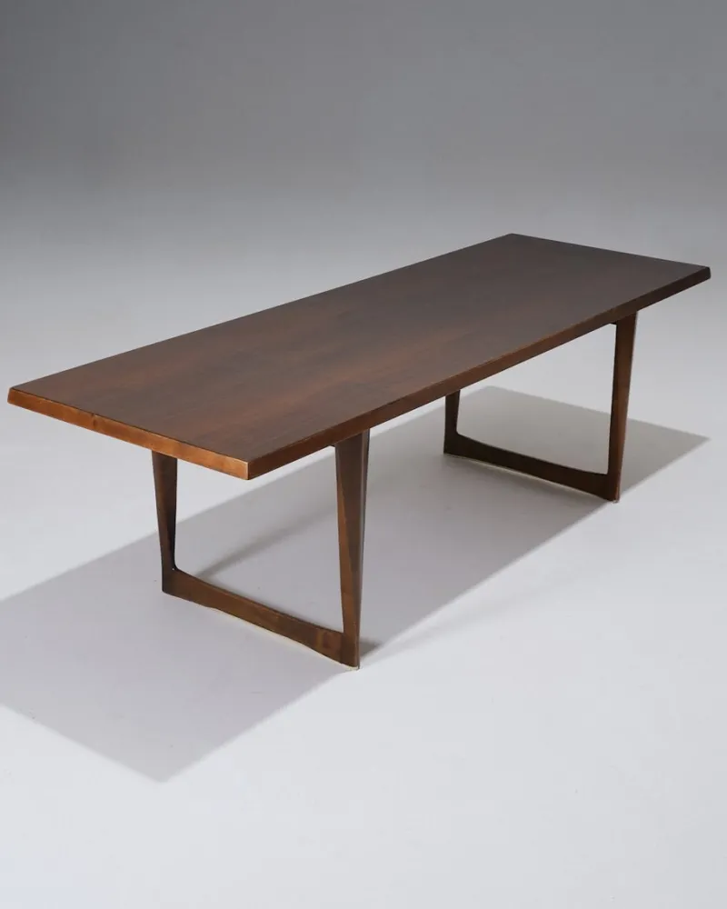 Pamono Scandinavian Dark Wood Coffee Table from Peter Løvig Nielsen, 1960s> Coffee & Side Tables