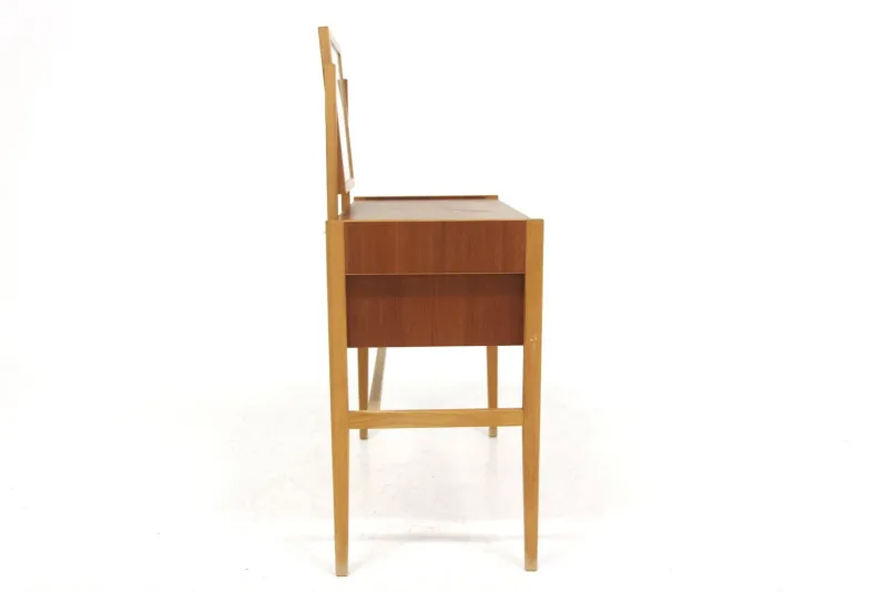 New Pamono Scandinavian Dressing Table in Teak and Oak, Sweden, 1960s