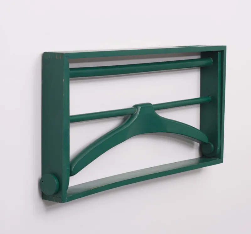Best Pamono Scandinavian Folding Out Wall Valet, 1960s