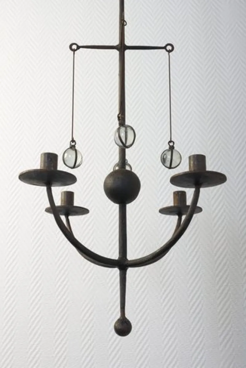 Pamono Scandinavian Iron Candleholder> Candleholders