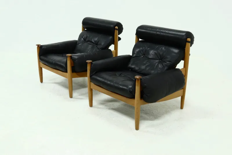 Pamono Scandinavian Lounge Chairs by Eric Merthen for Ire Möbler, 1960s, Set of 2> Lounge Chairs & Armchairs