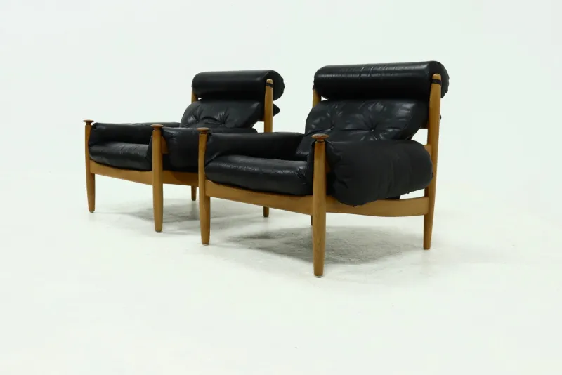 Pamono Scandinavian Lounge Chairs by Eric Merthen for Ire Möbler, 1960s, Set of 2> Lounge Chairs & Armchairs