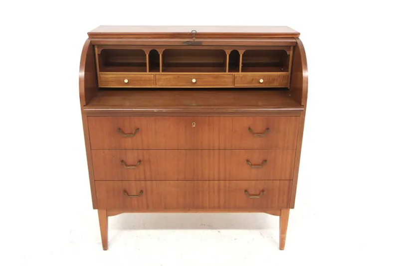 Best Pamono Scandinavian Mahogany Secretaire, 1950