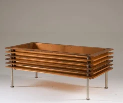Pamono Scandinavian Miami Flower Table attributed to Nils Jonsson for Troeds, 1960s