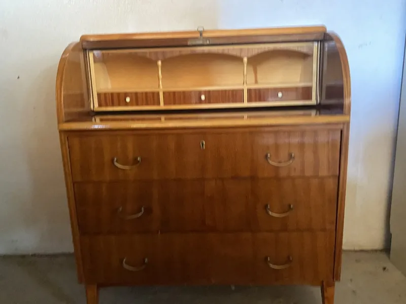 New Pamono Scandinavian Model Rörvik Teak Secretary in the style of Egon Ostergaard by Ikea, 1960s