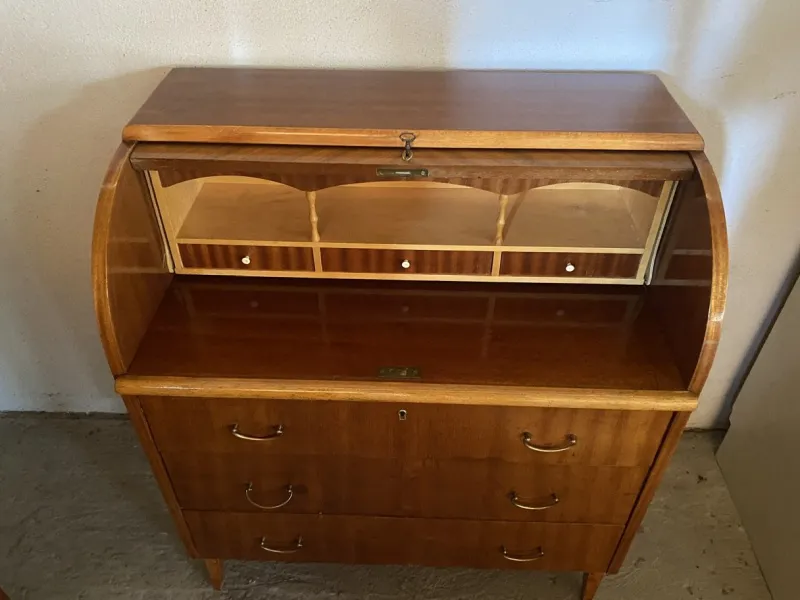New Pamono Scandinavian Model Rörvik Teak Secretary in the style of Egon Ostergaard by Ikea, 1960s