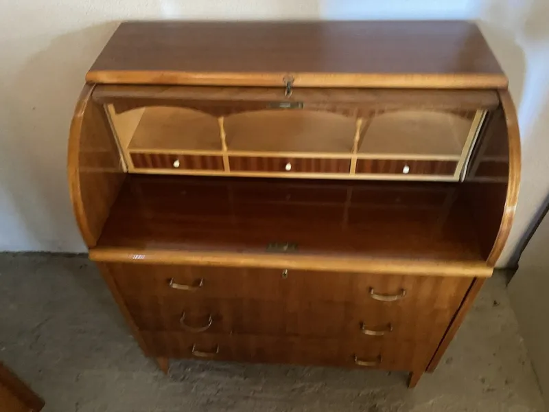 New Pamono Scandinavian Model Rörvik Teak Secretary in the style of Egon Ostergaard by Ikea, 1960s