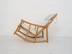 Pamono Scandinavian Modern Birch Spindle Rocking Lounge Chair, 1960s><noscript><img width=