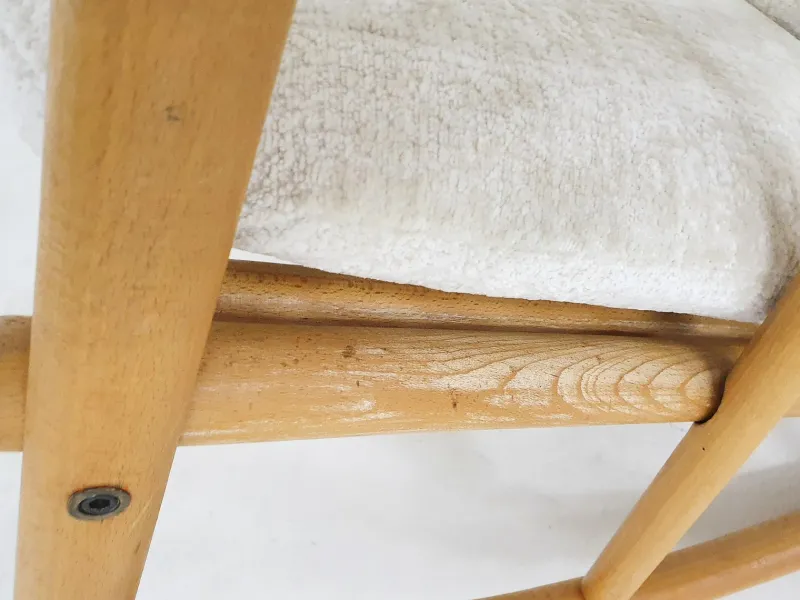 Pamono Scandinavian Modern Birch Spindle Rocking Lounge Chair, 1960s> Rocking Chairs