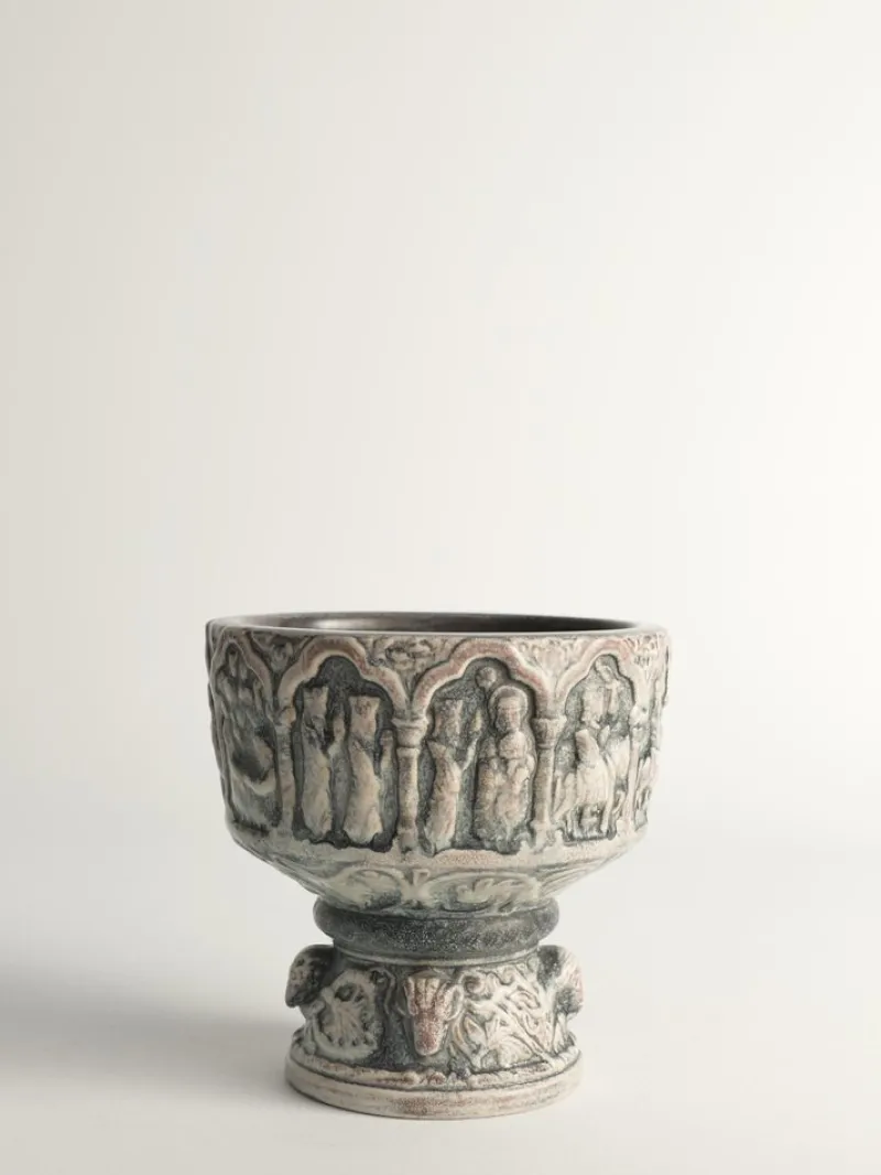 Pamono Scandinavian Modern Ceramic Bowl or Jardiniere by Michael Andersen & Son, 1960s> Planters And Jardiniere