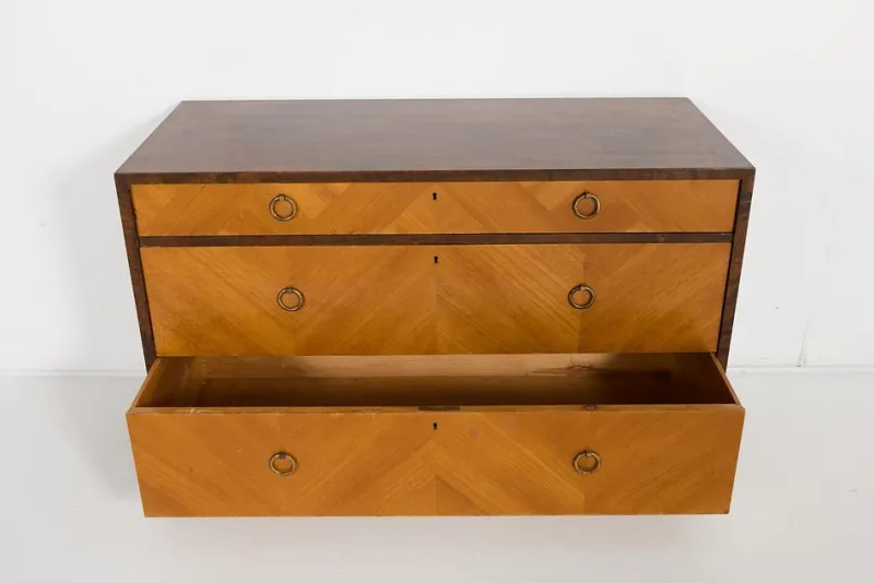 Pamono Scandinavian Modern Chest of Drawers by Axel Larsson for Bodafors, 1930s> Dressers, Commodes & Chests